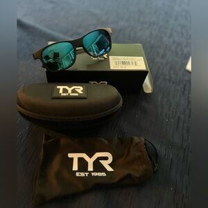 TYR Unisex Springdale Lifestyle Sunglasses Blue/Clear